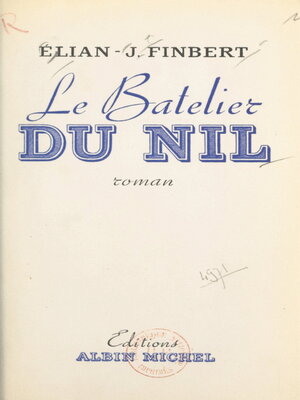 cover image of Le batelier du Nil